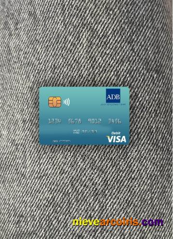 Marshall Islands ADB Bank visa debit card photolook